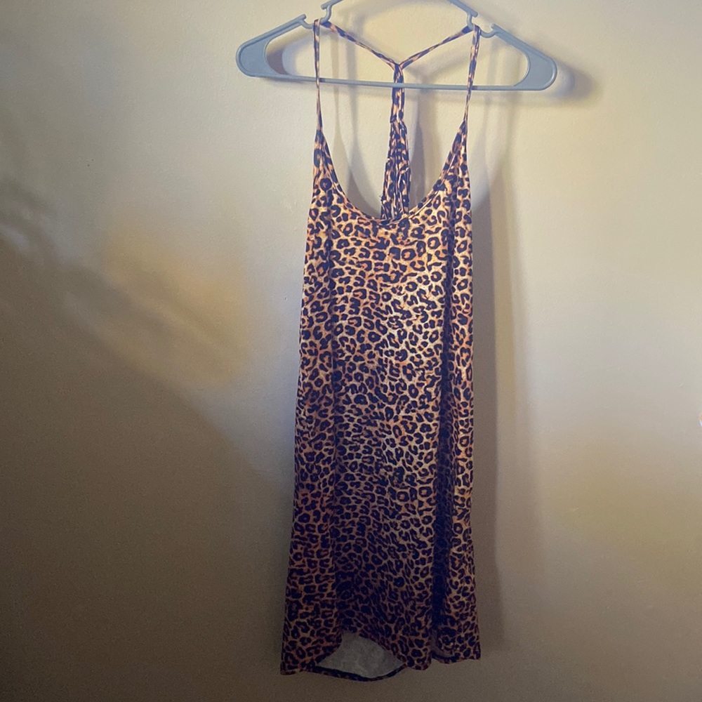 Cheetah print dress